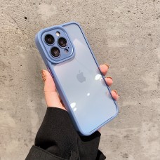 Чехол пластиковый для iPhone 14 Pro (голубой)